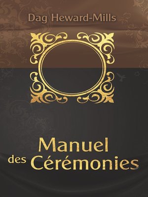 cover image of Manuel des cérémonies